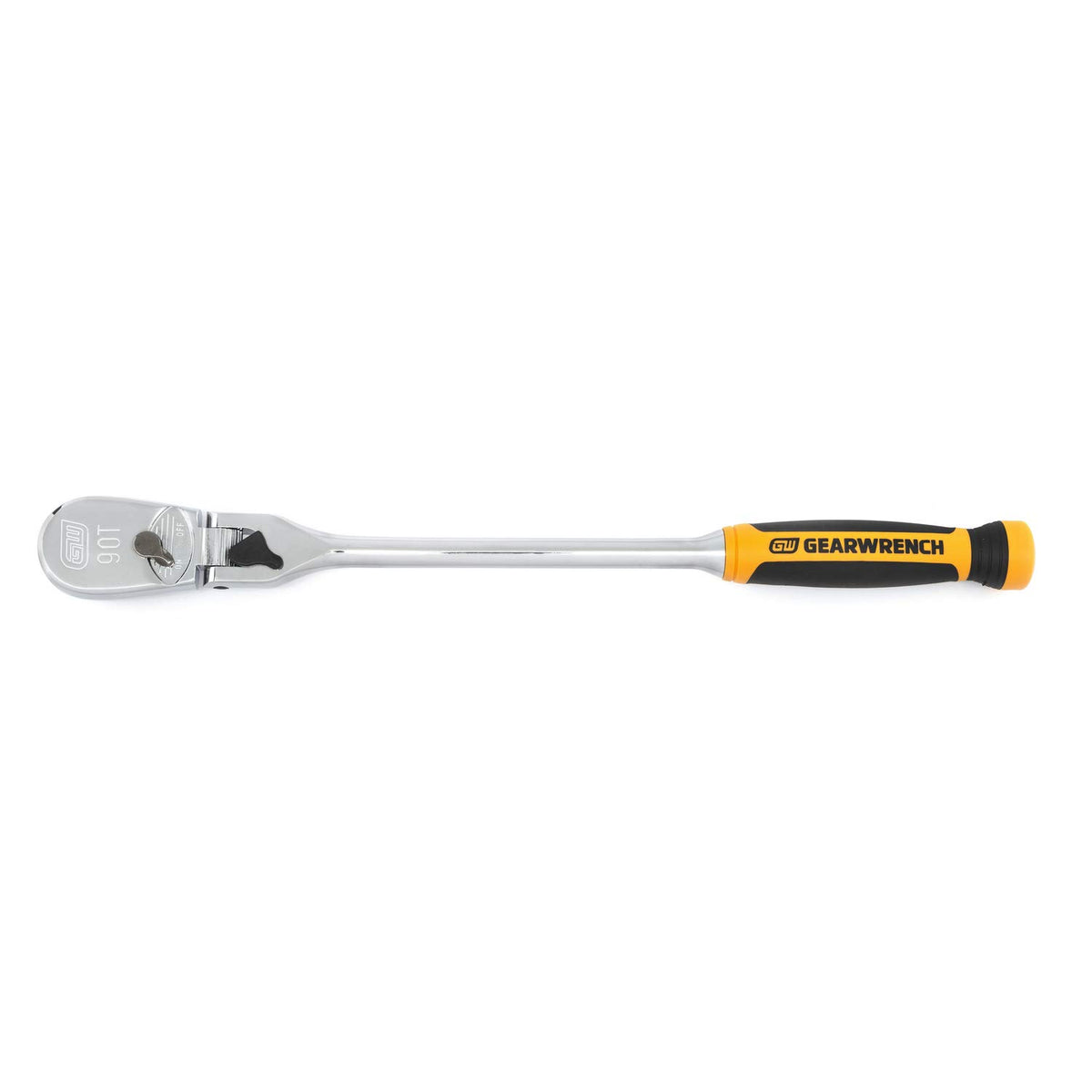 GEARWRENCH teardrop low-profile head for difficult-to-reach bolts