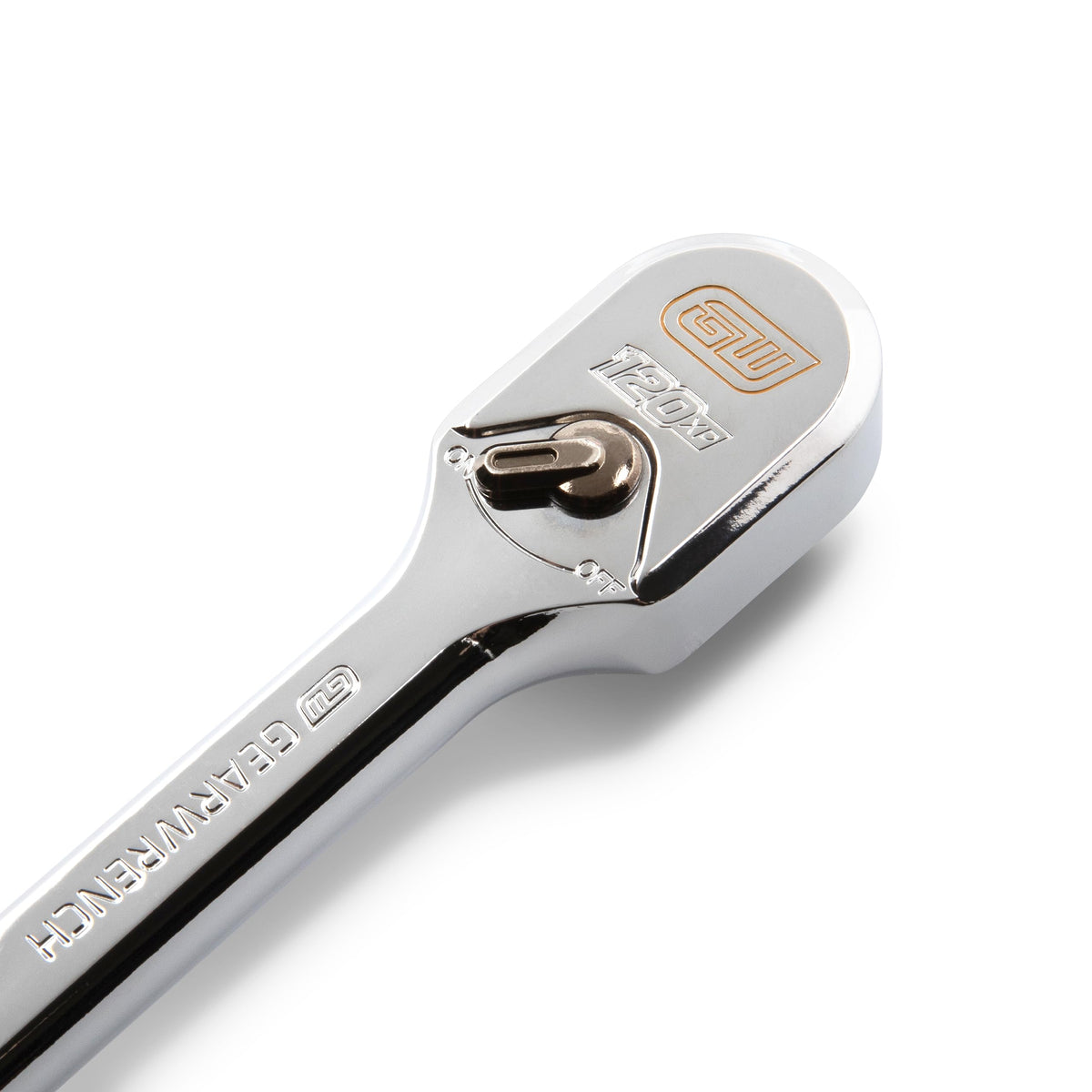 GearWrench 81269XP teardrop ratchet enclosed head keeps debris out for smoother operation.