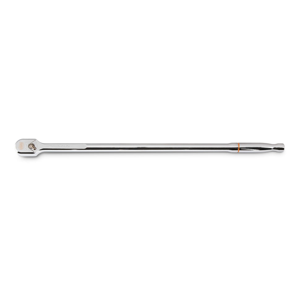 GearWrench 81269XP teardrop ratchet with extra-long handle for extended reach and leverage.