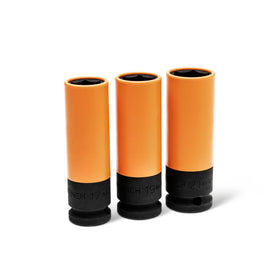 GearWrench 19mm wheel protector outer sheath safeguards wheels in tight spaces.
