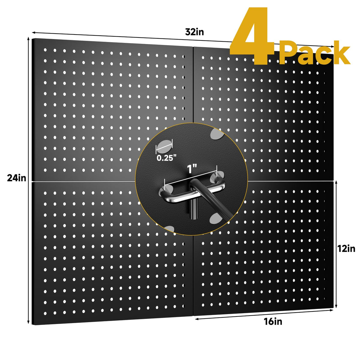 GEDELITE wall-mount kit included for quick installation.