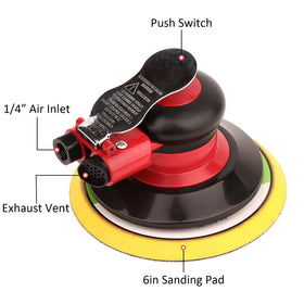 Gedu air sander composite body, lightweight design reduces fatigue.