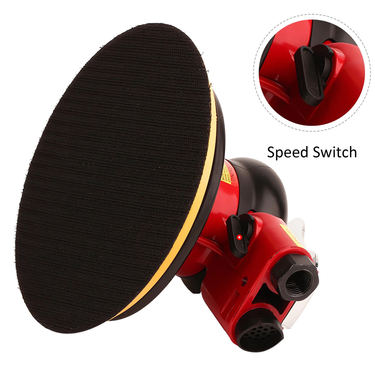 Gedu air sander heat treated steel cylinder, durable performance.