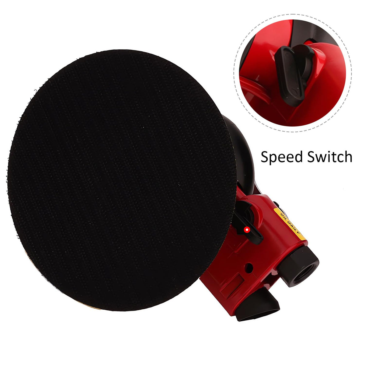 Gedu sander with speed regulator allows controlled finishing