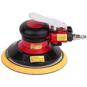 Gedu professional air sander 6in front view, lightweight and balanced for smooth finishes.