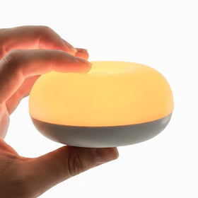 Geecent Baby Night Light showing flip design for one-handed use in the nursery