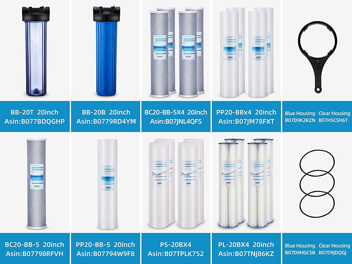Geekpure four pack of filters offers convenient replacement options.