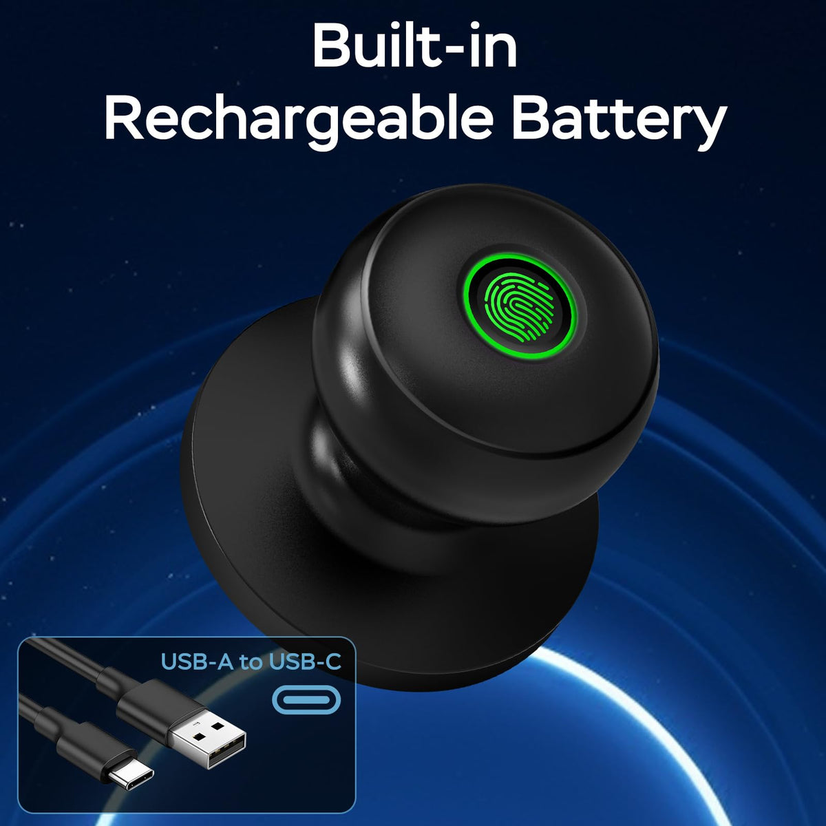 Geektale back-up keys included for reliable access