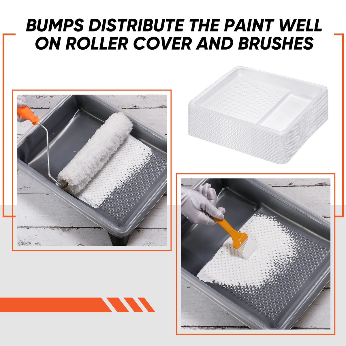 Geelin easy-clean design lets you recycle excess paint quickly.
