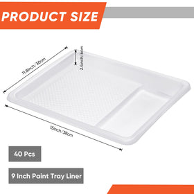 Geelin textured ridge liner ensures even paint application in trays.