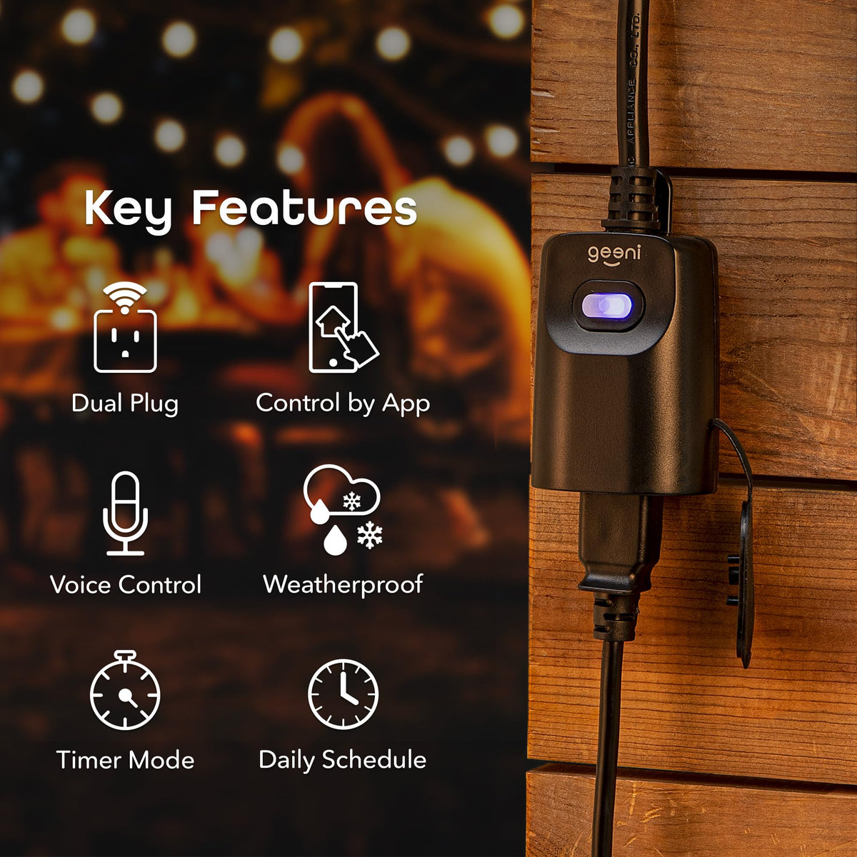 Geeni app remote control screenshot shows easy device management