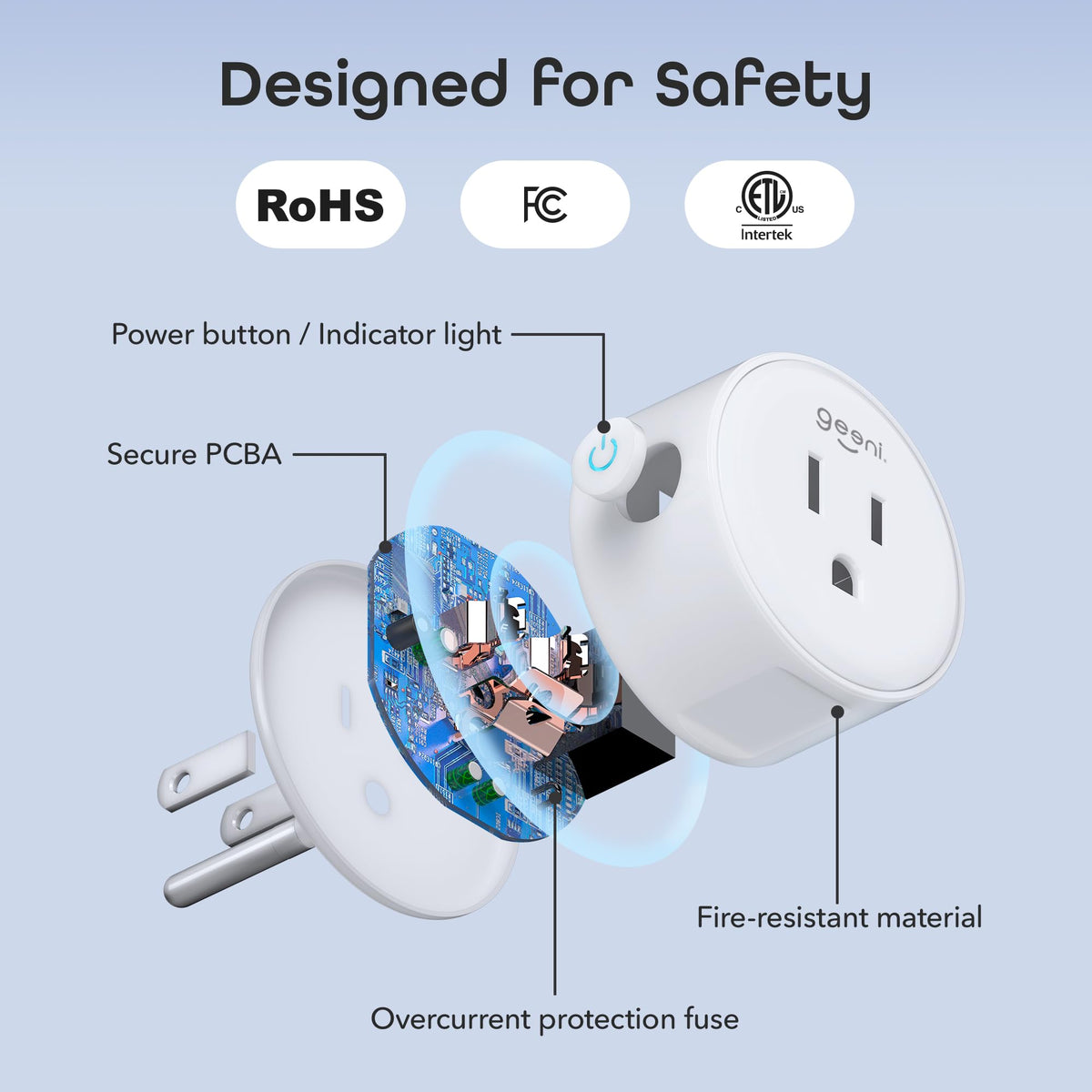 No hub required; Geeni Dot connects directly to Wi‑Fi for easy setup.