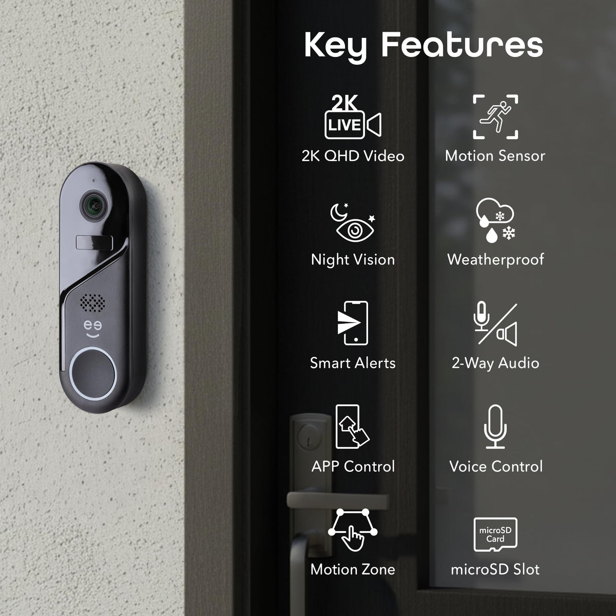Geeni Halo 3MP battery-powered setup demonstrating cordless installation