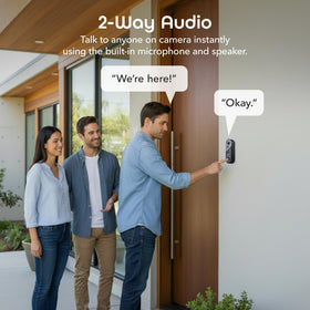 Geeni Halo 3MP with plug-in chime for audible indoor alerts