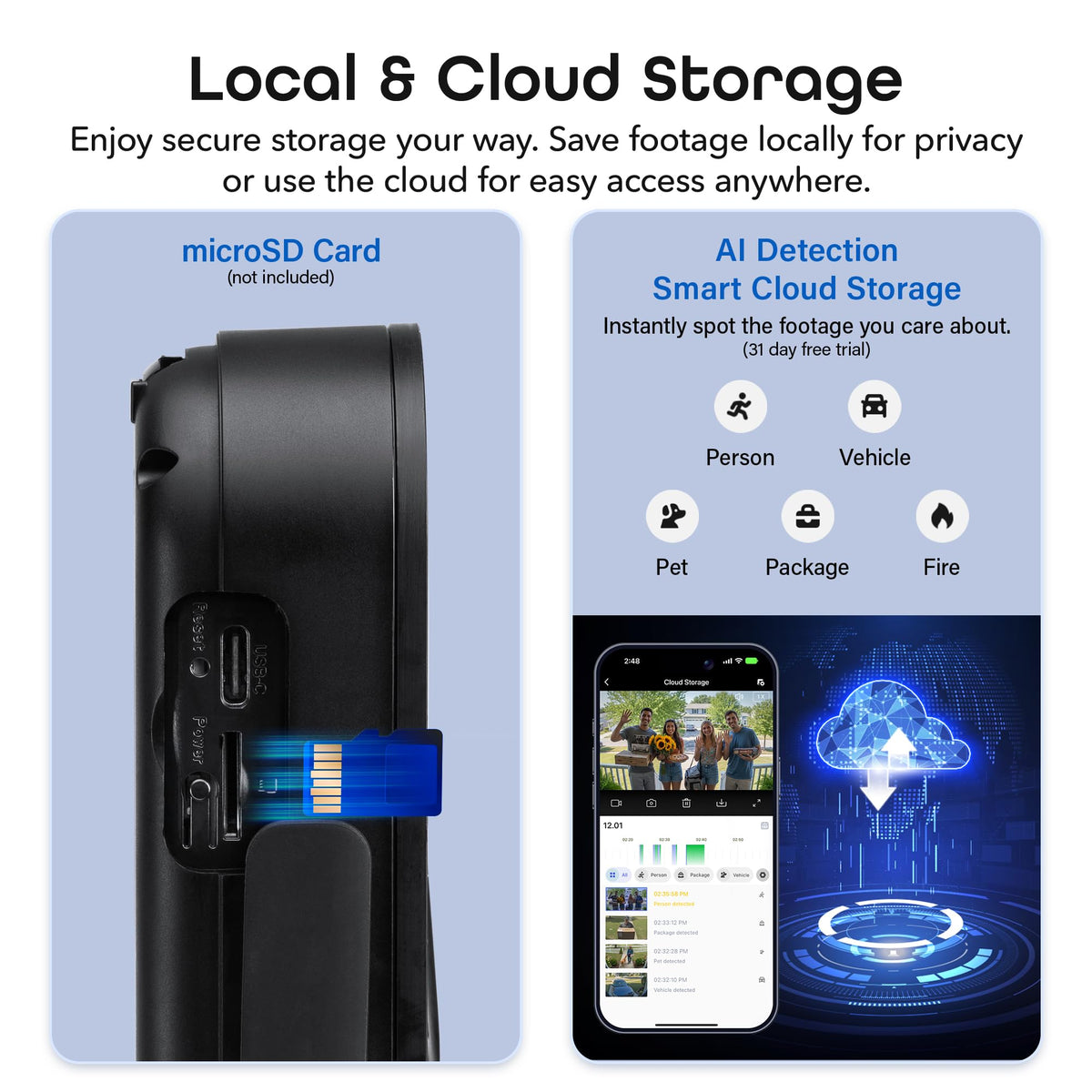 Geeni Halo 3MP weatherproof IP65 housing for year-round use