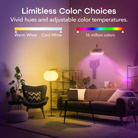 Geeni Prisma 800 no-hub setup connects directly to 2.4 GHz Wi-Fi networks.