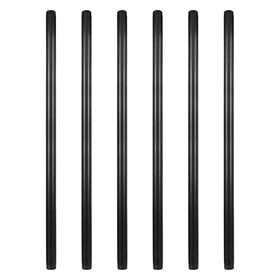 GeilSpace 3/4in x 48in black pipe side view, ideal for DIY industrial shelving.