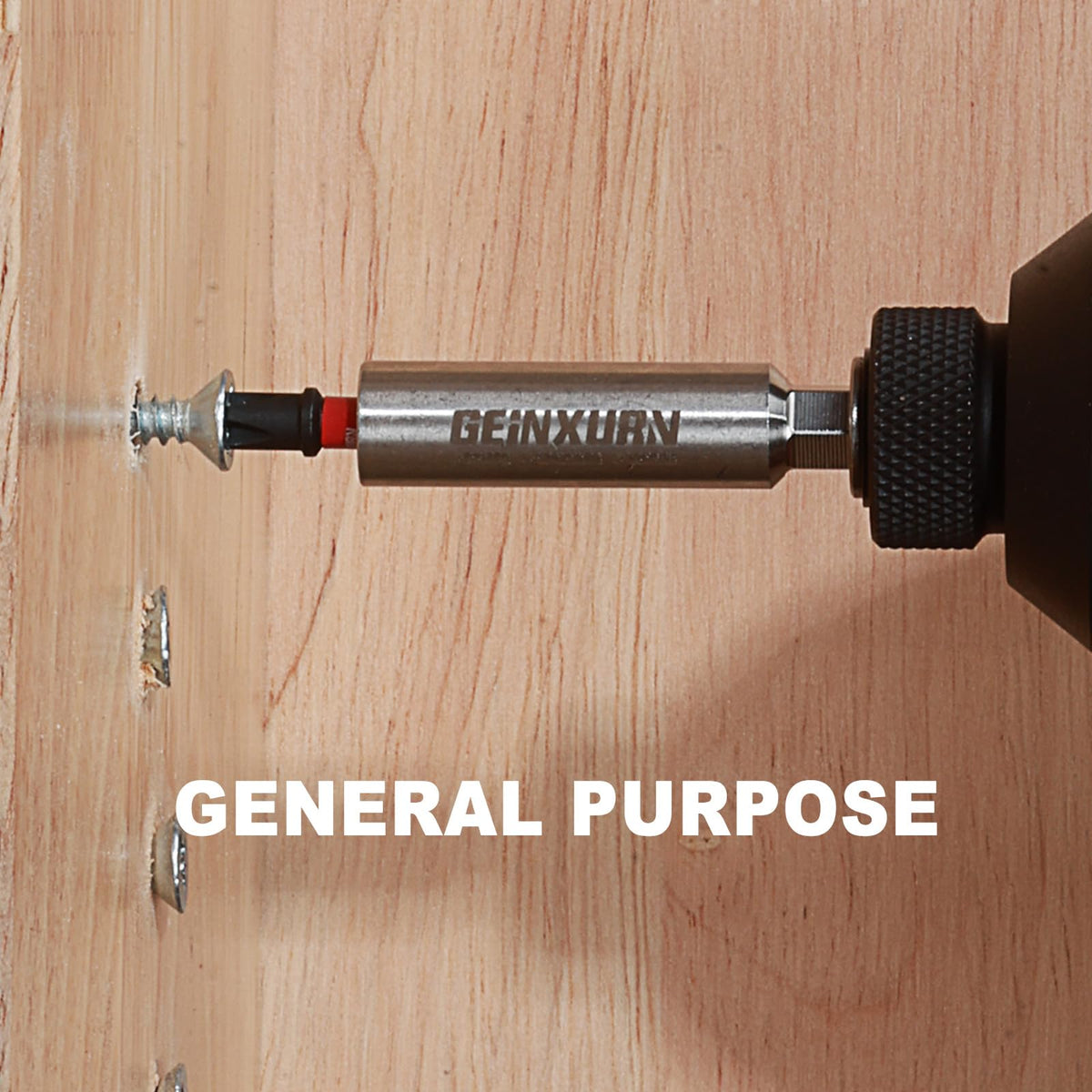 Geinxurn 1/4 inch hex shank adapter fits most electric and cordless drills.