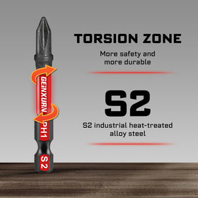 Geinxurn PH/TORX/SQ/PZ/HEX/SL bits cover common fasteners