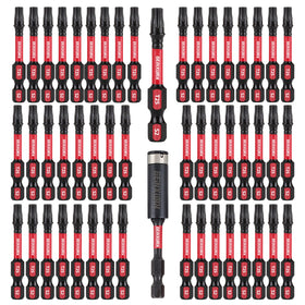 GEINXURN 50-piece T25 2in bit set for high-torque projects