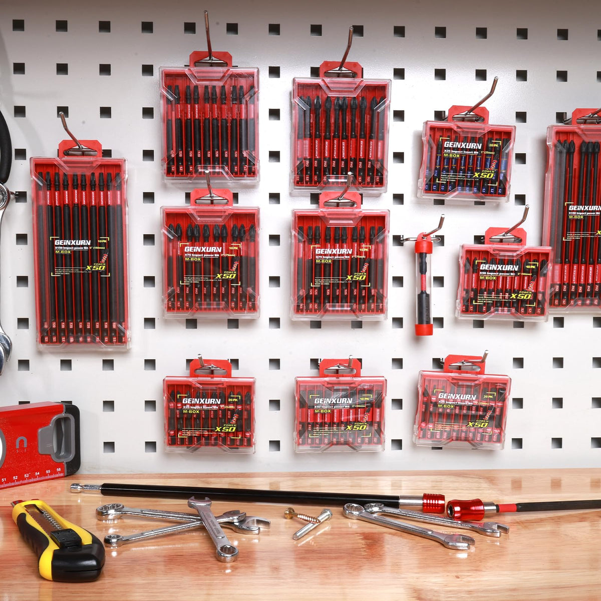 Geinxurn 6in PH2 bits fit impact drivers and regular drills for versatility