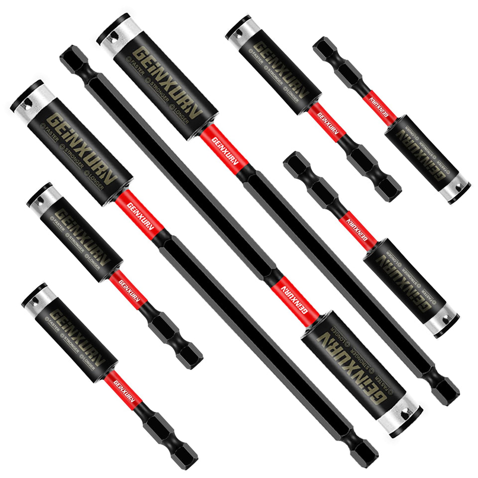 GEINXURN 8PACK 3-inch bit holder ready for tight spaces.