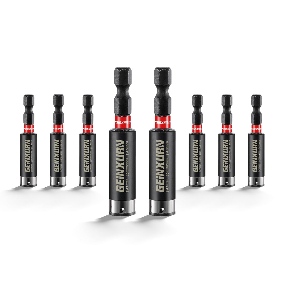 Geinxurn 8PACK bit holder in action; secure bits for precise drilling.