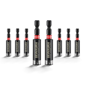 Geinxurn 8PACK bit holder in action; secure bits for precise drilling.