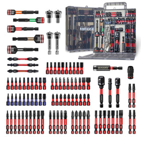 Geinxurn 98pieces impact bit set in case for easy storage and quick access