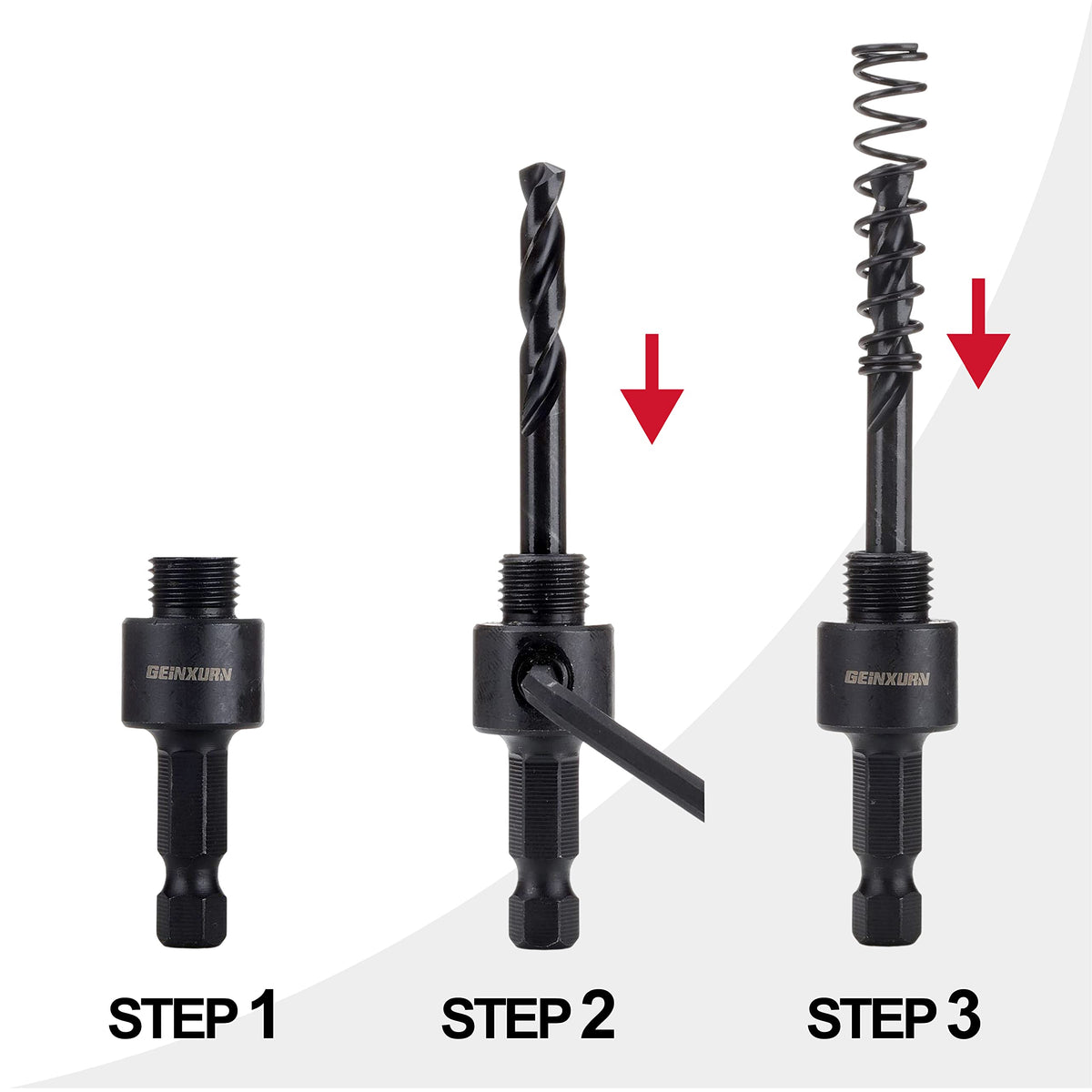 GEINXURN compatible with Dewalt, Bosch, Milwaukee for broad tool compatibility