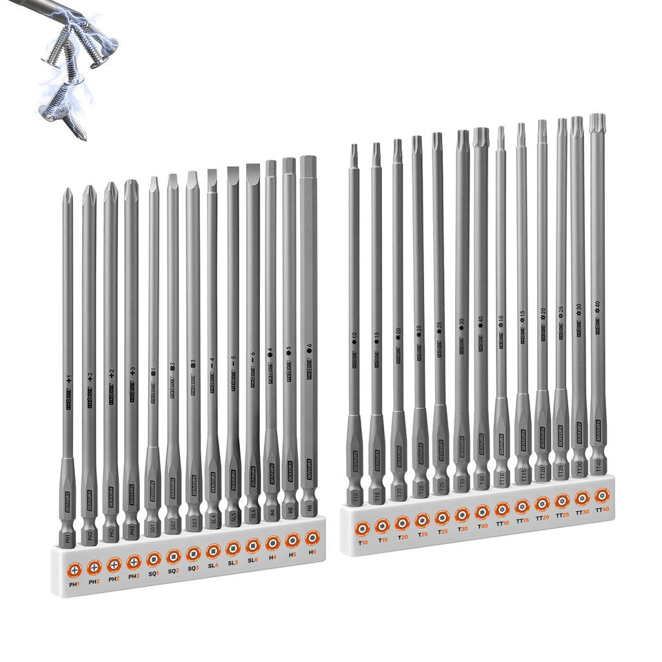 GEINXURN Fixedge bits set with organizer for organized storage and quick access