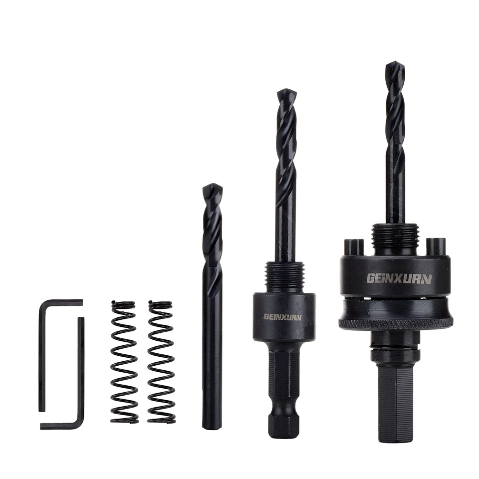GEINXURN quick-change hole saw mandrel 3/8 inch arbor for fast bit swaps