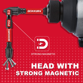 Geinxurn heat-treated steel bit resists wear for long-lasting performance