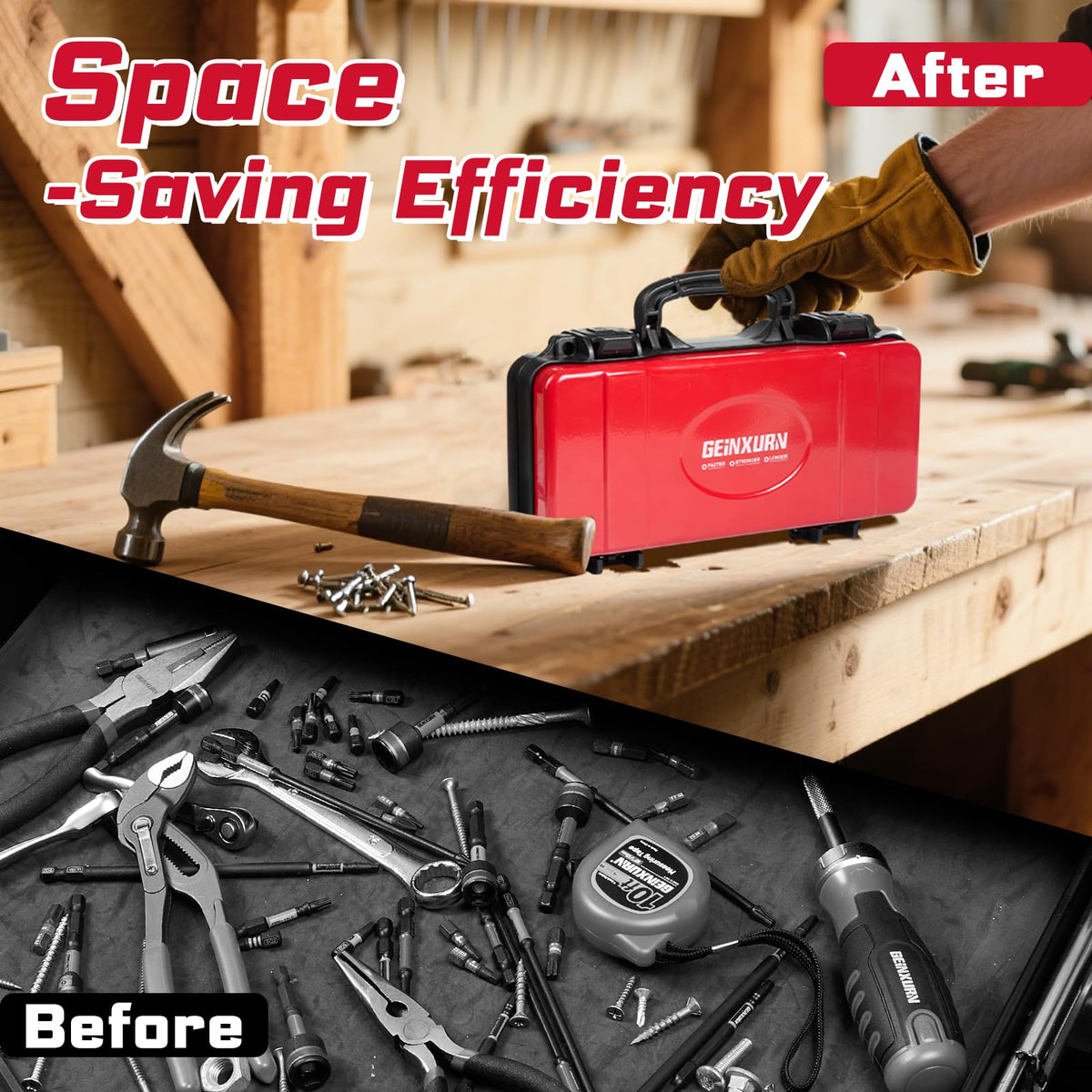 Geinxurn lightweight carry handle enhances portability