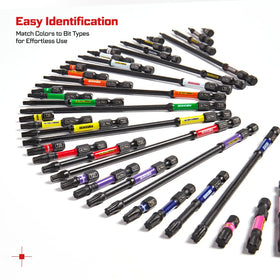 Geinxurn magnetic bit set for strong screw retention during tasks