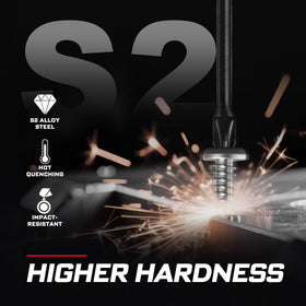 GEINXURN magnetic tips prevent dropping screws during fastening