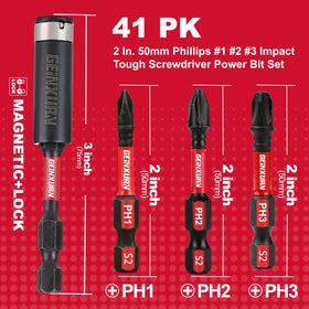 GEINXURN PH2 2in bit demonstrates precise fit and strong grip.