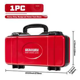 Geinxurn portable steel tool case ready for everyday tasks