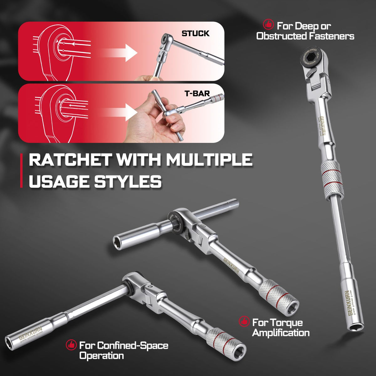 Geinxurn S2 magnetic bits stay securely in place