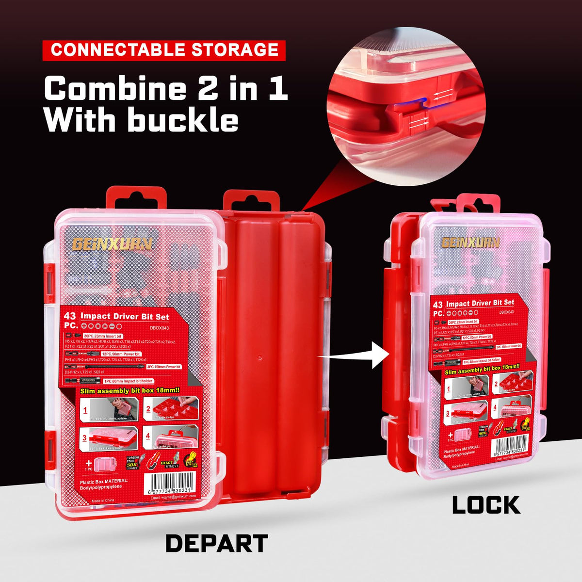 Geinxurn S2 steel bits offer durable performance for tough jobs