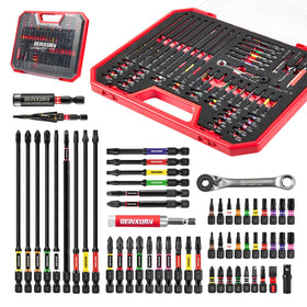 GEINXURN 58-piece screwdriver set with case for organized home repairs.