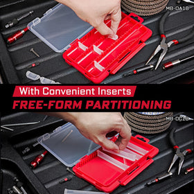 Geinxurn organizer clip latch keeps contents secure during transit.