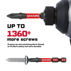 Geinxurn impact-rated bits resist heavy use for demanding tasks