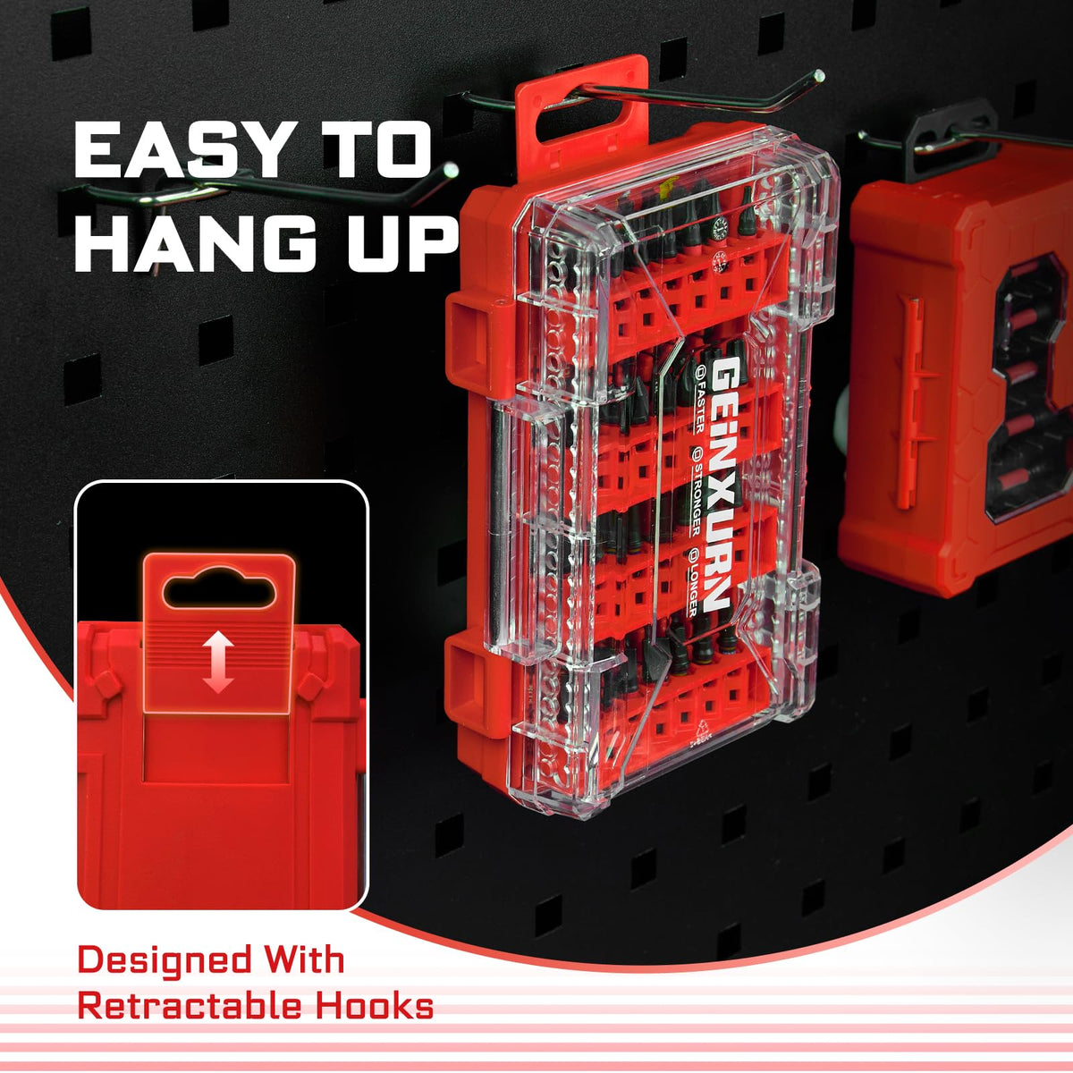 GEINXURN stackable, portable kit for organized on-the-go projects.