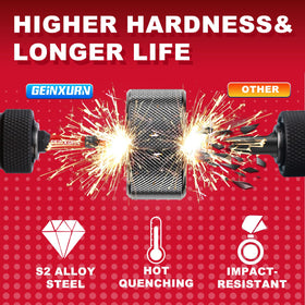 GEINXURN Ideal for woodworking and general screwdriving tasks.