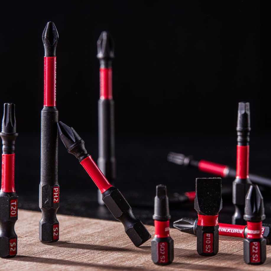 Geinxurn impact-ready bits suited for professional and DIY tasks
