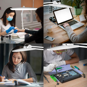 Gelpal lacquered white finish adds modern style and durability to any workspace