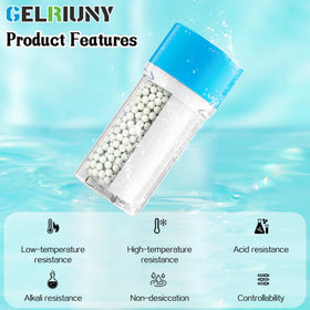 GELRIUNY condensate neutralizer packaging label emphasizing durable construction.