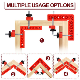 GemCity 4-inch 90-degree square supports cabinet and drawer alignment.