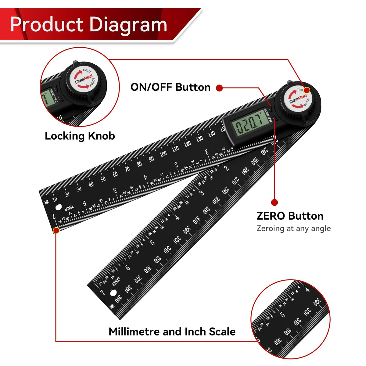 GemRed 82305 folded compact design for easy transport and quick setups